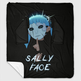 Плед с рукавами с принтом Sally Face (6) в Петрозаводске, 100% полиэстер | Закругленные углы, все края обработаны. Ткань не мнется и не растягивается. Размер 170*145 | face | fisher | larry johnson | mask | sally | sally face | sally fisher | демоны | духи | маска | призраки | салли | салли фейс | салли фишер | фейс