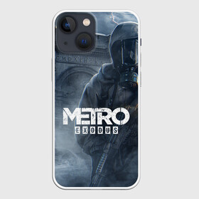 Чехол для iPhone 13 mini с принтом Metro Exodus в Петрозаводске,  |  | 2019 | 2033 | exodus | game | logo | metro | апокалипсис | герой | игра | исход | лого | метро | монстр | персонаж | сталкер