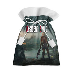 Подарочный 3D мешок с принтом Resident Evil 2 в Петрозаводске, 100% полиэстер | Размер: 29*39 см | Тематика изображения на принте: 
