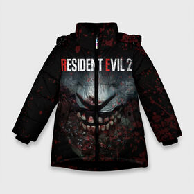 Зимняя куртка для девочек 3D с принтом Resident Evil 2 Remake в Петрозаводске, ткань верха — 100% полиэстер; подклад — 100% полиэстер, утеплитель — 100% полиэстер. | длина ниже бедра, удлиненная спинка, воротник стойка и отстегивающийся капюшон. Есть боковые карманы с листочкой на кнопках, утяжки по низу изделия и внутренний карман на молнии. 

Предусмотрены светоотражающий принт на спинке, радужный светоотражающий элемент на пуллере молнии и на резинке для утяжки. | 2019 | biohazard | blood | corporation | corps | evil | horror | remake | resident | survival | umbrella | zombie | амбрелла | выживание | зла | зомби | корпорация | кровь | обитель | ремейк | ужасы