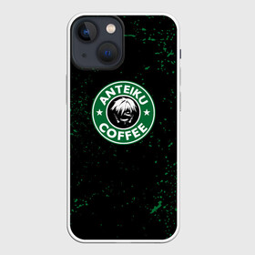 Чехол для iPhone 13 mini с принтом Anteiku coffee sturbucks в Петрозаводске,  |  | Тематика изображения на принте: anime | tokyo ghoul | аниме | анимэ | гули | канеки кен | кузен йошимура | наки | нишики нишио | ренджи йомо | ризе камиширо | токийский гуль | тоука киришима | ута | хинами фуэгучи | шуу цукияма