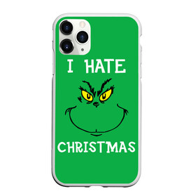Чехол для iPhone 11 Pro Max матовый с принтом I hate christmas в Петрозаводске, Силикон |  | Тематика изображения на принте: grinch | гринч | новый год | рождество