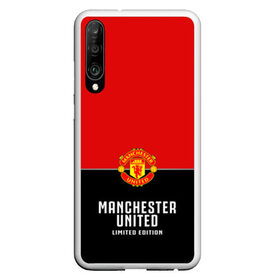 Чехол для Honor P30 с принтом Manchester United в Петрозаводске, Силикон | Область печати: задняя сторона чехла, без боковых панелей | манчестер | манчестер юнайтед | футбол