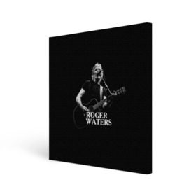 Холст квадратный с принтом Roger Waters, Pink Floyd в Петрозаводске, 100% ПВХ |  | roger waters | джордж уотерс | композитор | певец | поэт