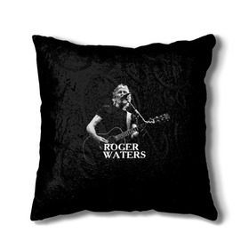 Подушка 3D с принтом Roger Waters, Pink Floyd в Петрозаводске, наволочка – 100% полиэстер, наполнитель – холлофайбер (легкий наполнитель, не вызывает аллергию). | состоит из подушки и наволочки. Наволочка на молнии, легко снимается для стирки | roger waters | джордж уотерс | композитор | певец | поэт