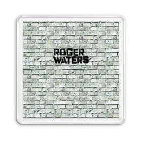 Магнит 55*55 с принтом Roger Waters. The Wall в Петрозаводске, Пластик | Размер: 65*65 мм; Размер печати: 55*55 мм | Тематика изображения на принте: pink floyd | roger waters | джордж уотерс | композитор | певец | поэт