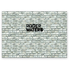 Поздравительная открытка с принтом Roger Waters. The Wall в Петрозаводске, 100% бумага | плотность бумаги 280 г/м2, матовая, на обратной стороне линовка и место для марки
 | pink floyd | roger waters | джордж уотерс | композитор | певец | поэт