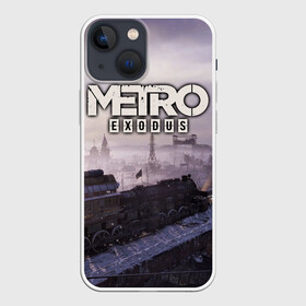 Чехол для iPhone 13 mini с принтом Metro Exodus в Петрозаводске,  |  | exodus | horror | metro | survival | исход | метро | мутация | оружия | стелс | шутер | экшен