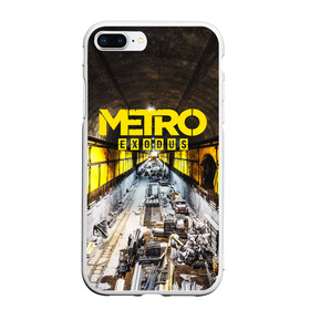 Чехол для iPhone 7Plus/8 Plus матовый с принтом METRO EXODUS EXCLUSIVE в Петрозаводске, Силикон | Область печати: задняя сторона чехла, без боковых панелей | ak47 | metro 2033 | metro exodus | апокалипсис | артем | глуховский | дорога | маски | ночь | оружие | поезд | противогаз | сталкеры