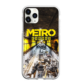 Чехол для iPhone 11 Pro Max матовый с принтом METRO EXODUS EXCLUSIVE в Петрозаводске, Силикон |  | ak47 | metro 2033 | metro exodus | апокалипсис | артем | глуховский | дорога | маски | ночь | оружие | поезд | противогаз | сталкеры