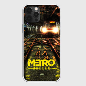 Чехол для iPhone 12 Pro с принтом METRO EXODUS в Петрозаводске, силикон | область печати: задняя сторона чехла, без боковых панелей | ak47 | metro 2033 | metro exodus | апокалипсис | артем | глуховский | дорога | маски | ночь | оружие | поезд | противогаз | сталкеры