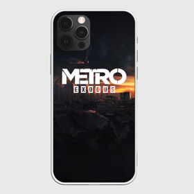 Чехол для iPhone 12 Pro Max с принтом METRO EXODUS в Петрозаводске, Силикон |  | Тематика изображения на принте: ak47 | metro 2033 | metro exodus | апокалипсис | артем | глуховский | дорога | маски | ночь | оружие | поезд | противогаз | сталкеры