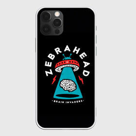 Чехол для iPhone 12 Pro Max с принтом Zebrahead - Brain Invaders в Петрозаводске, Силикон |  | album | brain | core | invaders | mind | rapcore | rock | ufo | zebrahead | альбом | зебрахед | мозг