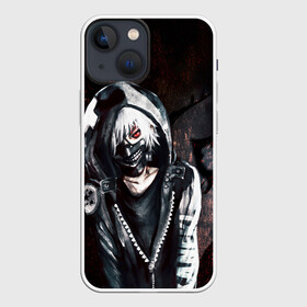 Чехол для iPhone 13 mini с принтом Ken Kaneki в капюшоне в Петрозаводске,  |  | anime | blood | eyepatch | ghoul | kaneki | ken | manga | one eyed | tokyo | tokyo ghoul | tokyoghoul | аниме | гуль | канеки | канеки кен | кен | кровь | манга | одноглазый | одноглазый король | токийский | токийский гуль | тоука