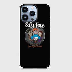 Чехол для iPhone 13 Pro с принтом Sally Face в Петрозаводске,  |  | sally face | гизмо | девид | девочка | игра | лари | ларри | мальчик | маска | мрачная | на лице | пых | с протезом | сал | сали | салли | салли фейс | фейс | фэйс | эддисон | эшли