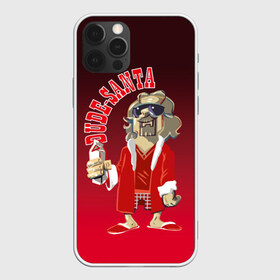 Чехол для iPhone 12 Pro Max с принтом Dude-Santa в Петрозаводске, Силикон |  | 2019 | big lebowski | dude | happy new year | merry christmas | santa | большой лебовски | лебовски | новый год | рождество | санта | чувак