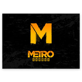 Поздравительная открытка с принтом METRO EXODUS в Петрозаводске, 100% бумага | плотность бумаги 280 г/м2, матовая, на обратной стороне линовка и место для марки
 | exodus | horror | metro 2033 | metro exodus | survival | игры | исход | метро | метро 2035