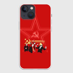 Чехол для iPhone 13 mini с принтом Communism Party в Петрозаводске,  |  | Тематика изображения на принте: звезда | китай | коммунизм | комунизм | ленин | мао дзедун | мао цзедун | мао цзэдун | маркс | прикол | серп и молот | советский союз | ссср | сталин | че гевара | че геваро | чегевара | энгельс