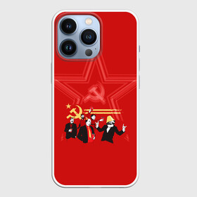 Чехол для iPhone 13 Pro с принтом Communism Party в Петрозаводске,  |  | Тематика изображения на принте: звезда | китай | коммунизм | комунизм | ленин | мао дзедун | мао цзедун | мао цзэдун | маркс | прикол | серп и молот | советский союз | ссср | сталин | че гевара | че геваро | чегевара | энгельс