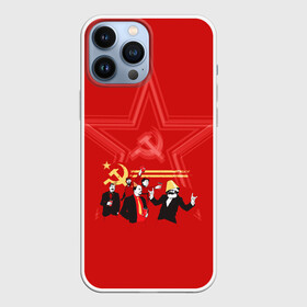 Чехол для iPhone 13 Pro Max с принтом Communism Party в Петрозаводске,  |  | звезда | китай | коммунизм | комунизм | ленин | мао дзедун | мао цзедун | мао цзэдун | маркс | прикол | серп и молот | советский союз | ссср | сталин | че гевара | че геваро | чегевара | энгельс