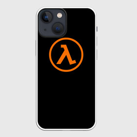 Чехол для iPhone 13 mini с принтом HALF LIFE в Петрозаводске,  |  | aperture laboratorie | black mesa | gordon freeman | half life | half life 3 | logo | valve | вэлв | гордон фриман | игра | лого | монтировка | фантастика | халф лайф