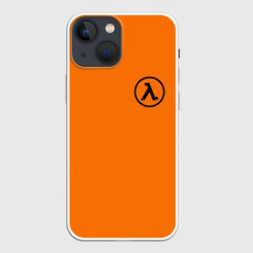 Чехол для iPhone 13 mini с принтом HALF LIFE в Петрозаводске,  |  | aperture laboratorie | black mesa | gordon freeman | half life | half life 3 | logo | valve | вэлв | гордон фриман | игра | лого | монтировка | фантастика | халф лайф