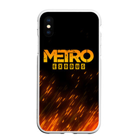 Чехол для iPhone XS Max матовый с принтом METRO EXODUS в Петрозаводске, Силикон | Область печати: задняя сторона чехла, без боковых панелей | exodus | horror | metro 2033 | metro exodus | survival | игры | исход | метро | метро 2035