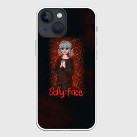 Чехол для iPhone 13 mini с принтом Sally Face в Петрозаводске,  |  | sally face | гизмо | девид | девочка | игра | лари | ларри | мальчик | маска | мрачная | на лице | пых | с протезом | сал | сали | салли | салли фейс | фейс | фэйс | эддисон | эшли