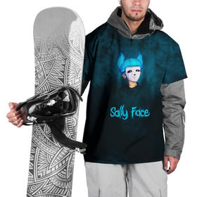 Накидка на куртку 3D с принтом Sally Face в Петрозаводске, 100% полиэстер |  | Тематика изображения на принте: sally face | гизмо | девид | девочка | игра | лари | ларри | мальчик | маска | мрачная | на лице | пых | с протезом | сал | сали | салли | салли фейс | фейс | фэйс | эддисон | эшли