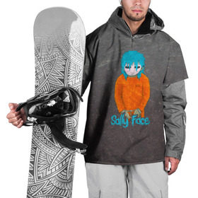 Накидка на куртку 3D с принтом Sally Face в Петрозаводске, 100% полиэстер |  | Тематика изображения на принте: sally face | гизмо | девид | девочка | игра | лари | ларри | мальчик | маска | мрачная | на лице | пых | с протезом | сал | сали | салли | салли фейс | фейс | фэйс | эддисон | эшли