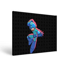 Холст прямоугольный с принтом Mega Man (pixel art) Black в Петрозаводске, 100% ПВХ |  | 8 bit | 8bit | art | dendy | famicom | game | games | japan | japanese | man | mega | mega man | megaman | nes | pixel | pixel art | pixelart | retro | video games | videogames