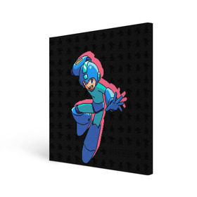 Холст квадратный с принтом Mega Man (pixel art) Black в Петрозаводске, 100% ПВХ |  | 8 bit | 8bit | art | dendy | famicom | game | games | japan | japanese | man | mega | mega man | megaman | nes | pixel | pixel art | pixelart | retro | video games | videogames
