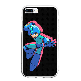 Чехол для iPhone 7Plus/8 Plus матовый с принтом Mega Man (pixel art) Black в Петрозаводске, Силикон | Область печати: задняя сторона чехла, без боковых панелей | Тематика изображения на принте: 8 bit | 8bit | art | dendy | famicom | game | games | japan | japanese | man | mega | mega man | megaman | nes | pixel | pixel art | pixelart | retro | video games | videogames