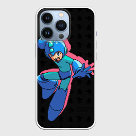 Чехол для iPhone 13 Pro с принтом Mega Man (pixel art) Black в Петрозаводске,  |  | 8 bit | 8bit | art | dendy | famicom | game | games | japan | japanese | man | mega | mega man | megaman | nes | pixel | pixel art | pixelart | retro | video games | videogames