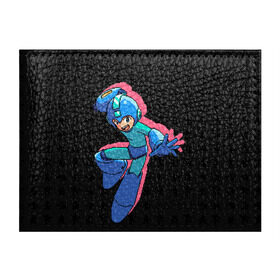 Обложка для студенческого билета с принтом Mega Man (pixel art) Black в Петрозаводске, натуральная кожа | Размер: 11*8 см; Печать на всей внешней стороне | 8 bit | 8bit | art | dendy | famicom | game | games | japan | japanese | man | mega | mega man | megaman | nes | pixel | pixel art | pixelart | retro | video games | videogames