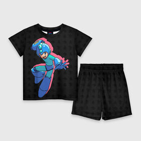 Детский костюм с шортами 3D с принтом Mega Man (pixel art) Black в Петрозаводске,  |  | Тематика изображения на принте: 8 bit | 8bit | art | dendy | famicom | game | games | japan | japanese | man | mega | mega man | megaman | nes | pixel | pixel art | pixelart | retro | video games | videogames