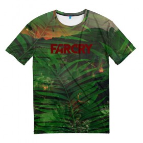 Мужская футболка 3D с принтом FARCRY в Петрозаводске, 100% полиэфир | прямой крой, круглый вырез горловины, длина до линии бедер | 