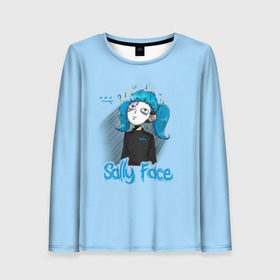 Женский лонгслив 3D с принтом Sally Face в Петрозаводске, 100% полиэстер | длинные рукава, круглый вырез горловины, полуприлегающий силуэт | sally face | гизмо | девид | девочка | игра | лари | ларри | мальчик | маска | мрачная | на лице | пых | с протезом | сал | сали | салли | салли фейс | фейс | фэйс | эддисон | эшли