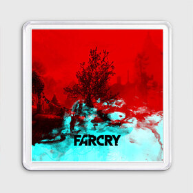 Магнит 55*55 с принтом FARCRY в Петрозаводске, Пластик | Размер: 65*65 мм; Размер печати: 55*55 мм | far cry | far cry 5 | far cry new dawn | far cry primal | farcry | fc 5 | fc5 | game | new dawn | primal | игры | постапокалипсис | фар край | фар край 5