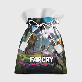 Подарочный 3D мешок с принтом FARCRY:NEW DAWN в Петрозаводске, 100% полиэстер | Размер: 29*39 см | far cry | far cry 5 | far cry new dawn | far cry primal | farcry | fc 5 | fc5 | game | new dawn | primal | игры | постапокалипсис | фар край | фар край 5