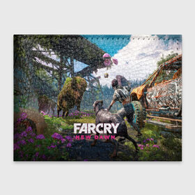 Обложка для студенческого билета с принтом FARCRY:NEW DAWN в Петрозаводске, натуральная кожа | Размер: 11*8 см; Печать на всей внешней стороне | Тематика изображения на принте: far cry | far cry 5 | far cry new dawn | far cry primal | farcry | fc 5 | fc5 | game | new dawn | primal | игры | постапокалипсис | фар край | фар край 5