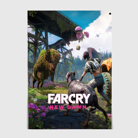 Постер с принтом FARCRY:NEW DAWN в Петрозаводске, 100% бумага
 | бумага, плотность 150 мг. Матовая, но за счет высокого коэффициента гладкости имеет небольшой блеск и дает на свету блики, но в отличии от глянцевой бумаги не покрыта лаком | far cry | far cry 5 | far cry new dawn | far cry primal | farcry | fc 5 | fc5 | game | new dawn | primal | игры | постапокалипсис | фар край | фар край 5