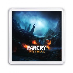 Магнит 55*55 с принтом farcry primal в Петрозаводске, Пластик | Размер: 65*65 мм; Размер печати: 55*55 мм | far cry | far cry 5 | far cry new dawn | far cry primal | farcry | fc 5 | fc5 | game | new dawn | primal | игры | постапокалипсис | фар край | фар край 5