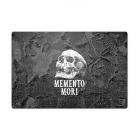 Пазл магнитный 126 элементов с принтом Memento mori в Петрозаводске, полимерный материал с магнитным слоем | 126 деталей, размер изделия —  180*270 мм | black | death | life | memento mori | skeleton | skull | жизнь | скелет | череп | черный