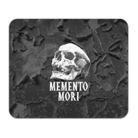 Коврик прямоугольный с принтом Memento mori в Петрозаводске, натуральный каучук | размер 230 х 185 мм; запечатка лицевой стороны | black | death | life | memento mori | skeleton | skull | жизнь | скелет | череп | черный