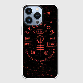 Чехол для iPhone 13 Pro с принтом TOP   Skeleton Clique в Петрозаводске,  |  | Тематика изображения на принте: band | best | blurry | face | indie | logo | music | one | pilots | pop | regional | rock | symbol | top | trench | twenty | vessel | группа | инди | лого | логотип | музыка | пилоты | поп | рок | символ | топ | тренч