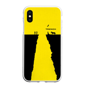 Чехол для iPhone XS Max матовый с принтом Twenty One Pilots - Trench в Петрозаводске, Силикон | Область печати: задняя сторона чехла, без боковых панелей | band | best | blurry | face | indie | logo | music | one | pilots | pop | regional | rock | symbol | top | trench | twenty | vessel | группа | инди | лого | логотип | музыка | пилоты | поп | рок | символ | топ | тренч