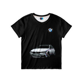 Детская футболка 3D с принтом M3 GTS в Петрозаводске, 100% гипоаллергенный полиэфир | прямой крой, круглый вырез горловины, длина до линии бедер, чуть спущенное плечо, ткань немного тянется | bmw | car | germany | gts | motorsport | sports car | автомобиль | автоспорт | бмв | германия | спорткар