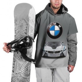 Накидка на куртку 3D с принтом BMW Vision в Петрозаводске, 100% полиэстер |  | bmw | car | germany | motorsport | sports car | автомобиль | автоспорт | бмв | германия | спорткар