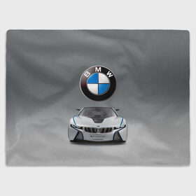 Плед 3D с принтом BMW Vision в Петрозаводске, 100% полиэстер | закругленные углы, все края обработаны. Ткань не мнется и не растягивается | bmw | car | germany | motorsport | sports car | автомобиль | автоспорт | бмв | германия | спорткар